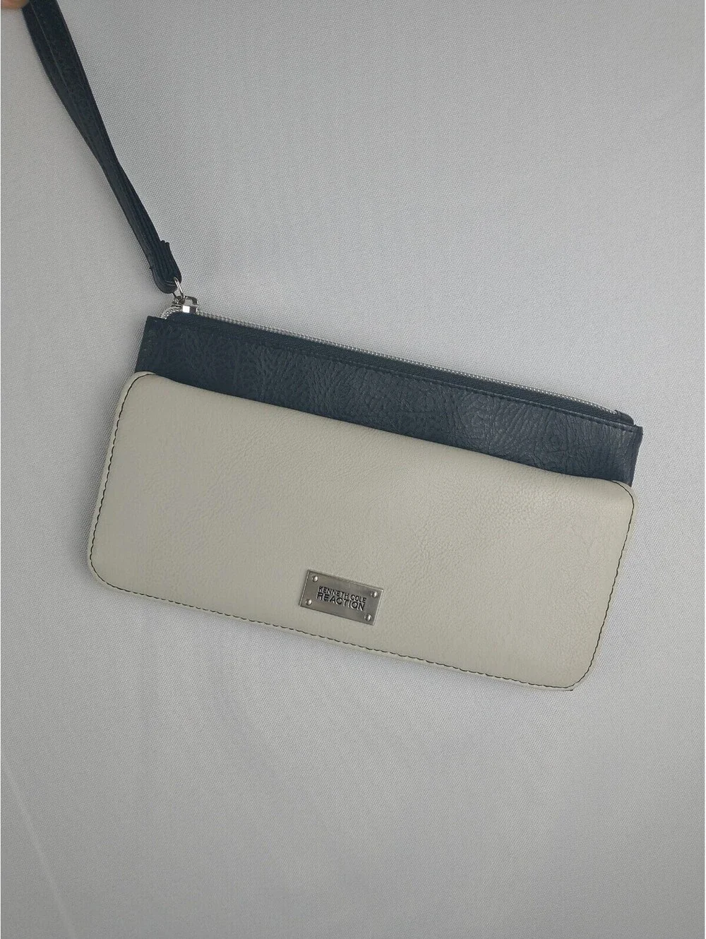 kenneth cole reaction Clutch, Wallet, Organizer Black/White Faux Leather